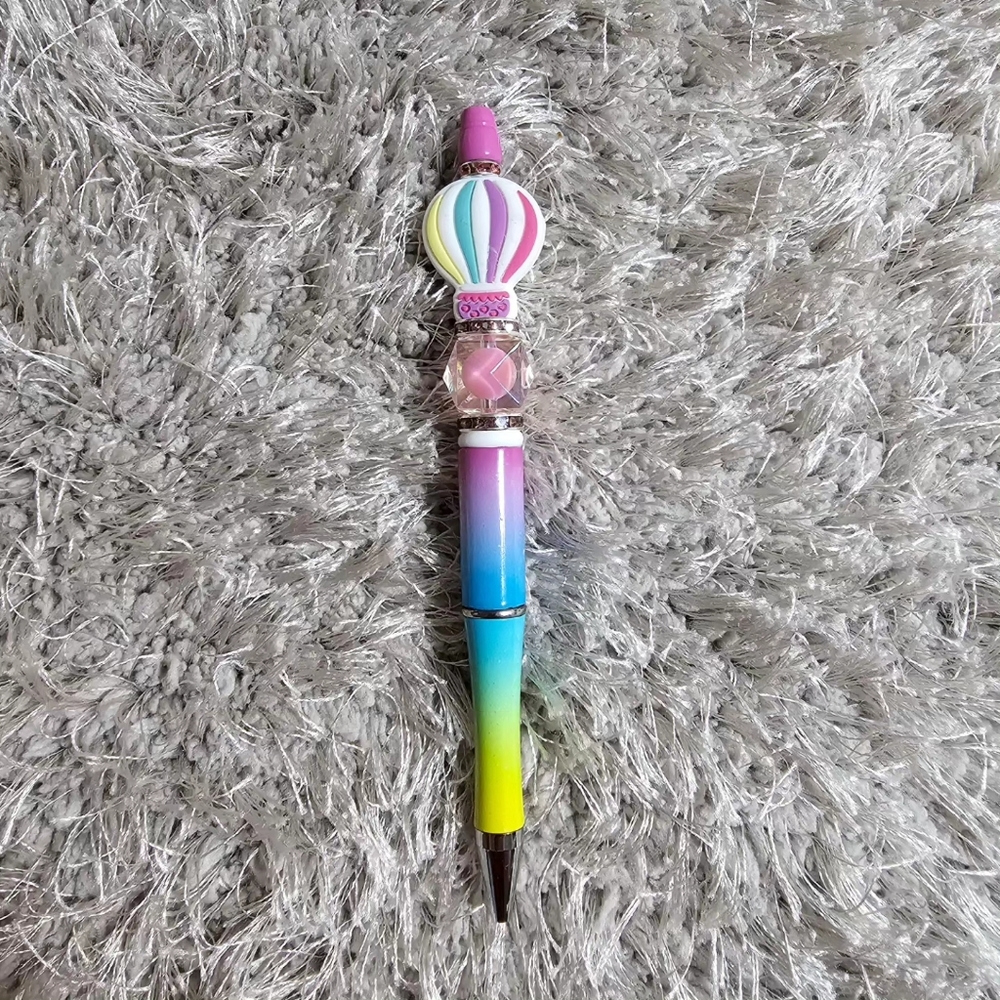 Hot air balloon beaded pen